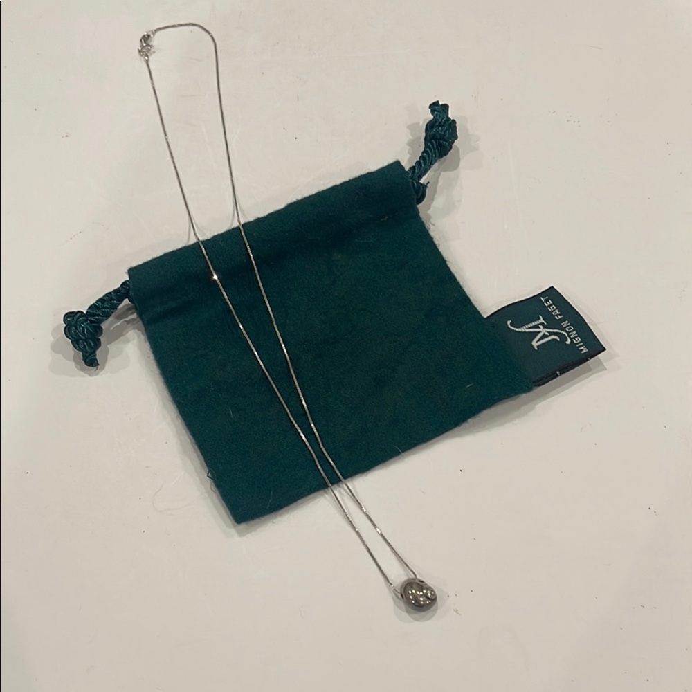 Mignon Faget Silver Pendant Necklace